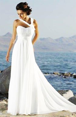 «Греческое» свадебное платье
