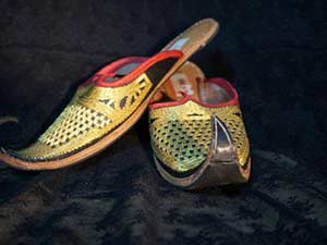 Марокканские туфли-бабуши