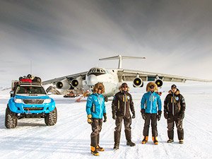 Начало экскурсии по Южному полюсу